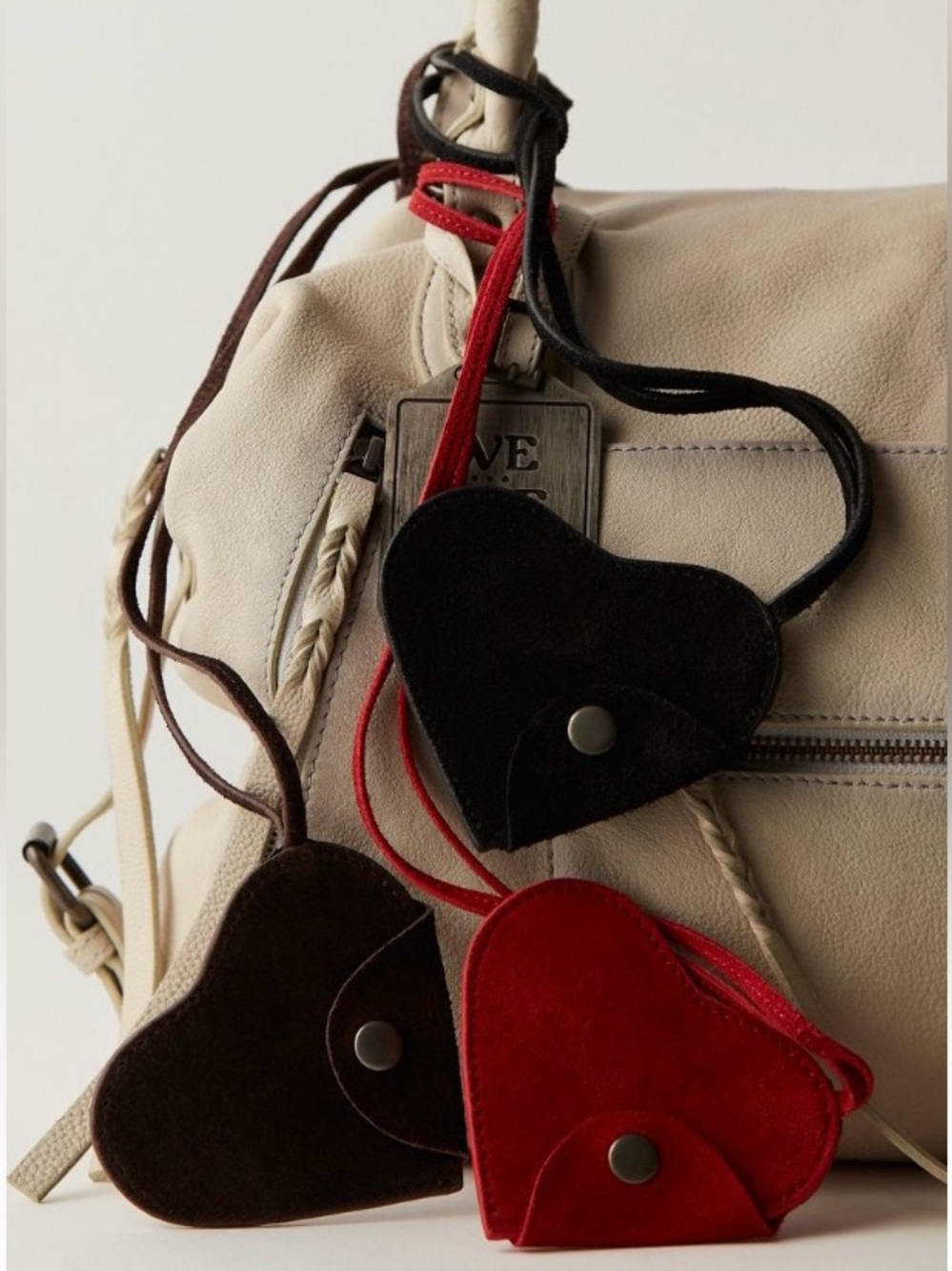 We The Free / Free People ~ Heart Lanyard Bag Charm ♥️ Red ♥️  * NWT